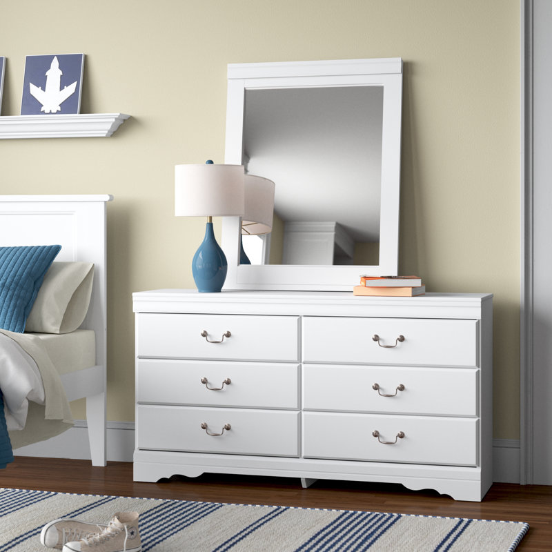 Commode double 6 tiroirs avec miroir Perdomo