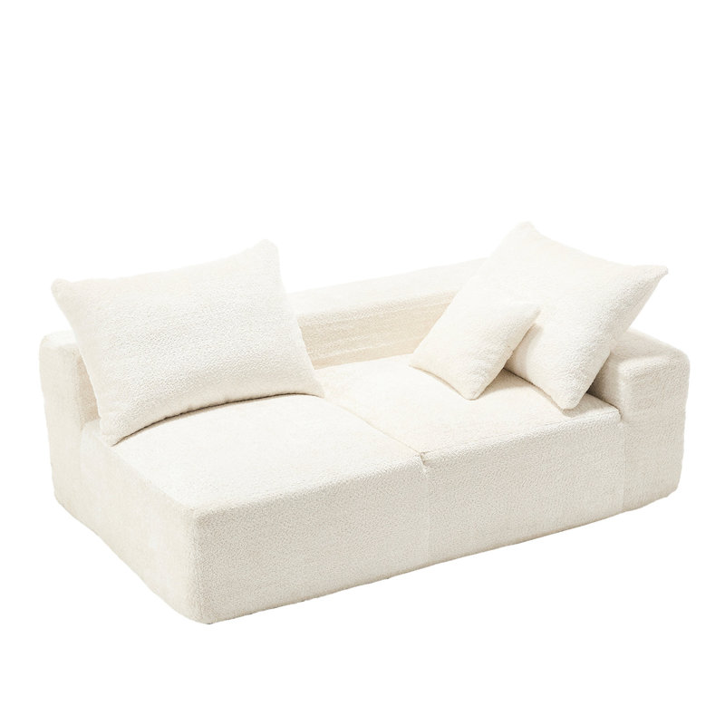2 sièges confortables en chenille - pour une utilisation quotidienne qui défie l'usure et la déchirure du canapé confortable