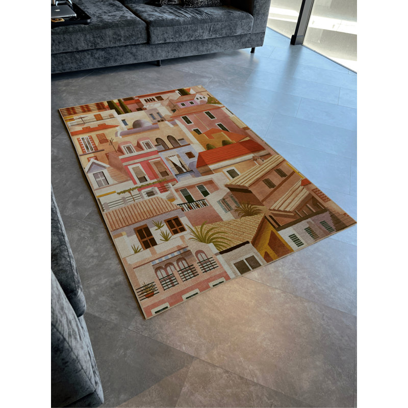 Tapis rectangulaire en argile, Rectangle 5 pi 2 po x 7 pi 11 po