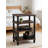 4-Tier Open Air Av Component Stand - Heavy Duty Steel & Mdf Construction, Supports Up To 75 Lbs Per Shelf, Modular Design For Customizable Home Theater Organization