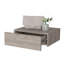 Table de chevet flottante murale gris clair-985325719