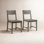 Ollie Dining Chair Set Of 2 Brown