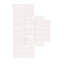 Tapis pour salle de bain 21 po x 34 po, motif rayé, doux, teint, envers antidérapant, rayure lavable pour objet de salle de bain, construction, dossier, accessoire de machine