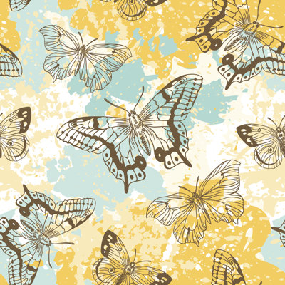 «Masset Butterflies On», impression sur toile