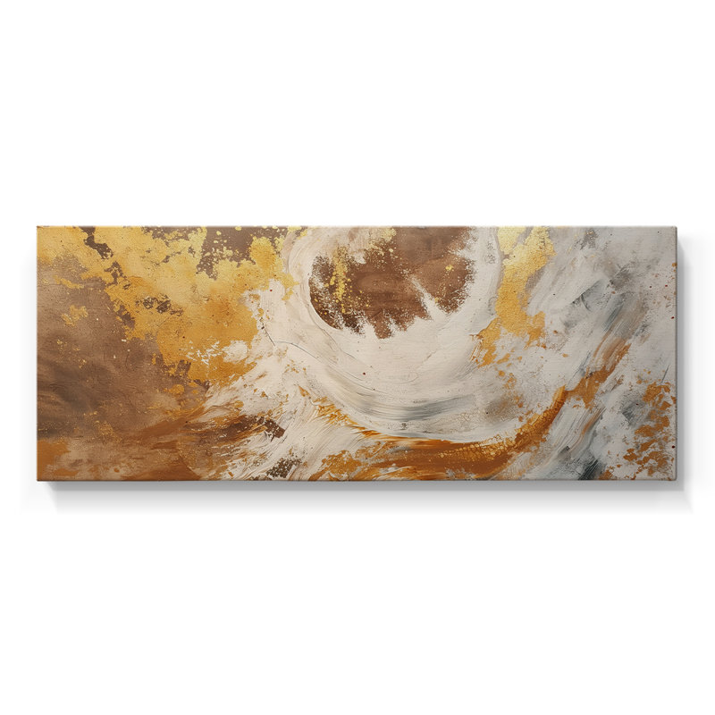 Abstract Series 4 #LXXIII-Wide Gallery Wrapped Canvas, H 12 po x l 30 po