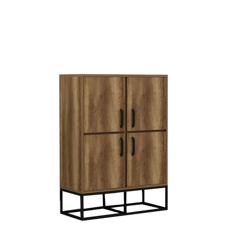 Console de 36,61 po de largeur, Brun clair