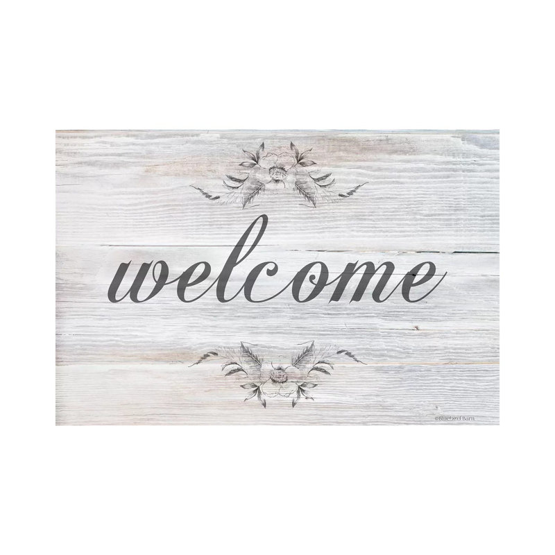 Welcome by Bluebird Barn - Print on Canvas, Wrapped Canvas, 30.48cm H x 45.72cm W x 1.91cm D