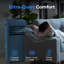 Climatiseur portatif Serenelife 8 000 BTU - Climatiseur compact 3 en 1 pour pièce jusqu'à 300 pieds carrés Pi. - Unité CA de plancher avec télécommande - Roulettes universelles, ensemble de fixation de fenêtre