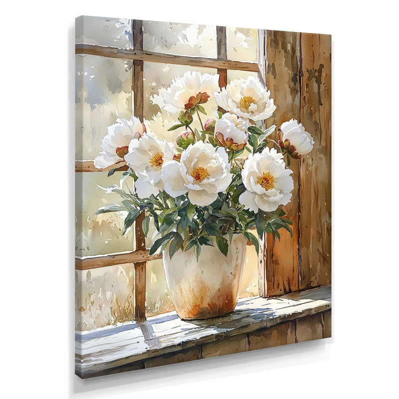 Atherton - reproduction d'art sur toile florale, H 40 po x l 30 po, Toile tendue, Ne s’applique pas