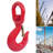 Locking Swivel Hook, Heavy Duty Swivel Lifting Hook, Lifting Hook with Safety Latch