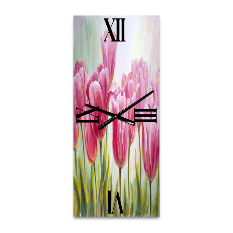 Horloge murale tulipes, Petit