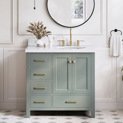 Ensemble de meuble-lavabo simple 37 po Amariani