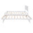 Platform Bed With Adjustable Trundle-950448622