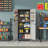 Metal Garage Storage Cabinet With Wheels, Storage Cabinet, Entryway Cabinet