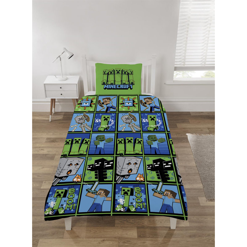 Polyester Geometric Duvet Cover Set with Pillowcases, Single Duvet Cover + 1 Pillowcase 