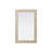 Rectangle Cornhusk Mirror in Linen White-108306182
