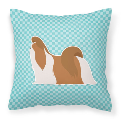 Coussin décoratif intérieur/extérieur shih tzu