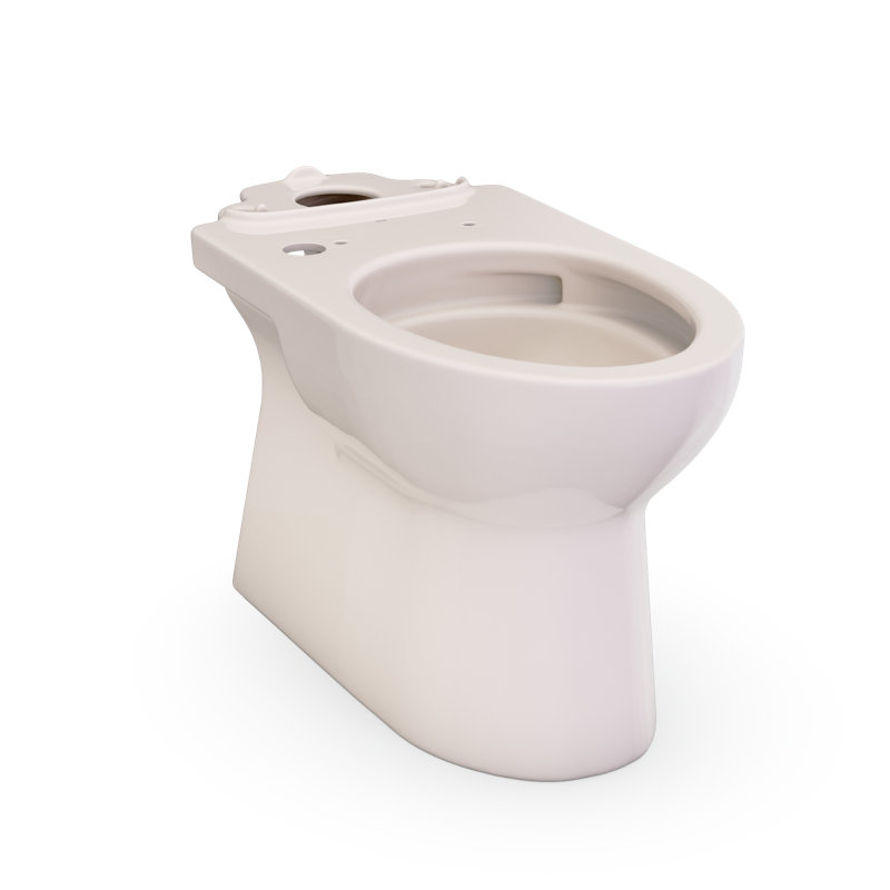TOTO Glaston WASHLET+ Elongated Skirted Toilet Bowl with CEFIONTECT, Cotton White - CT472CUFGT40#01, Bone