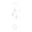 Frost 3 Pendants in Clear and Frosted Glass-189087339-189087330