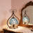 Tiffany Style Stained Glass Table Lamp, Blue Dragonfly Desk Lamp