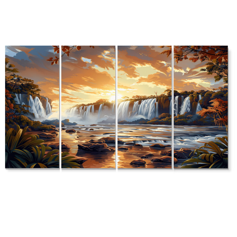 Christman - ensemble d'art mural Jungle, H 32 po x l 64 po