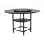Round Metal Base Dining Table
