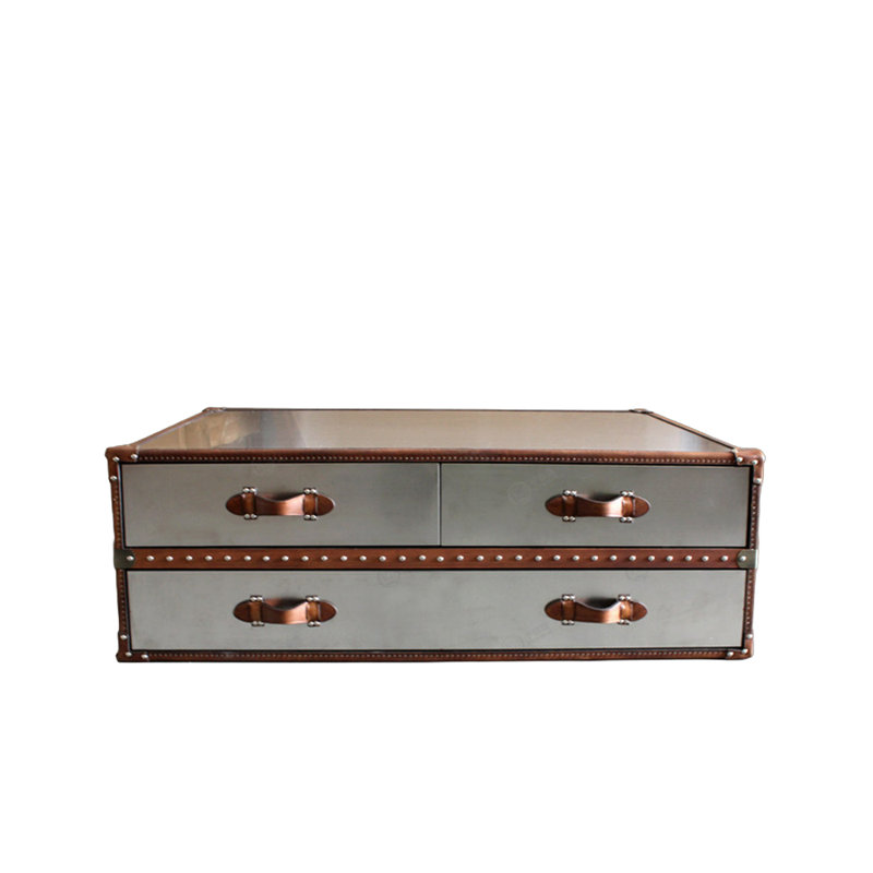 Armoire en aluminium de style industriel rétro