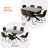 Derose Kitchen Dining Set, Extendable Dining Kitchen Table with Dining Chairs-122056379-122056378