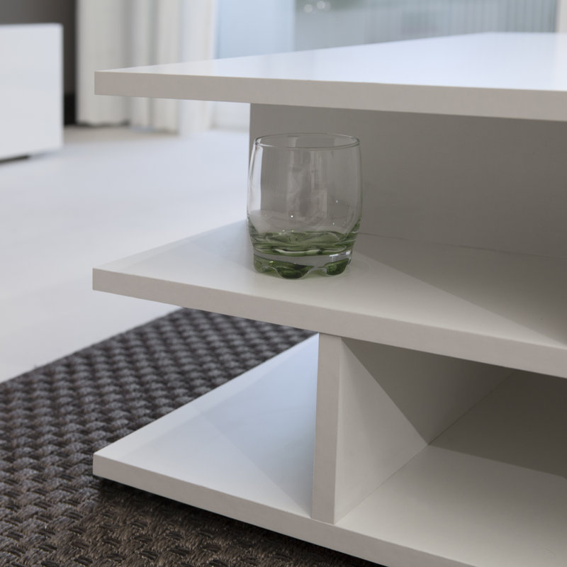 Solid Coffee Table, White
