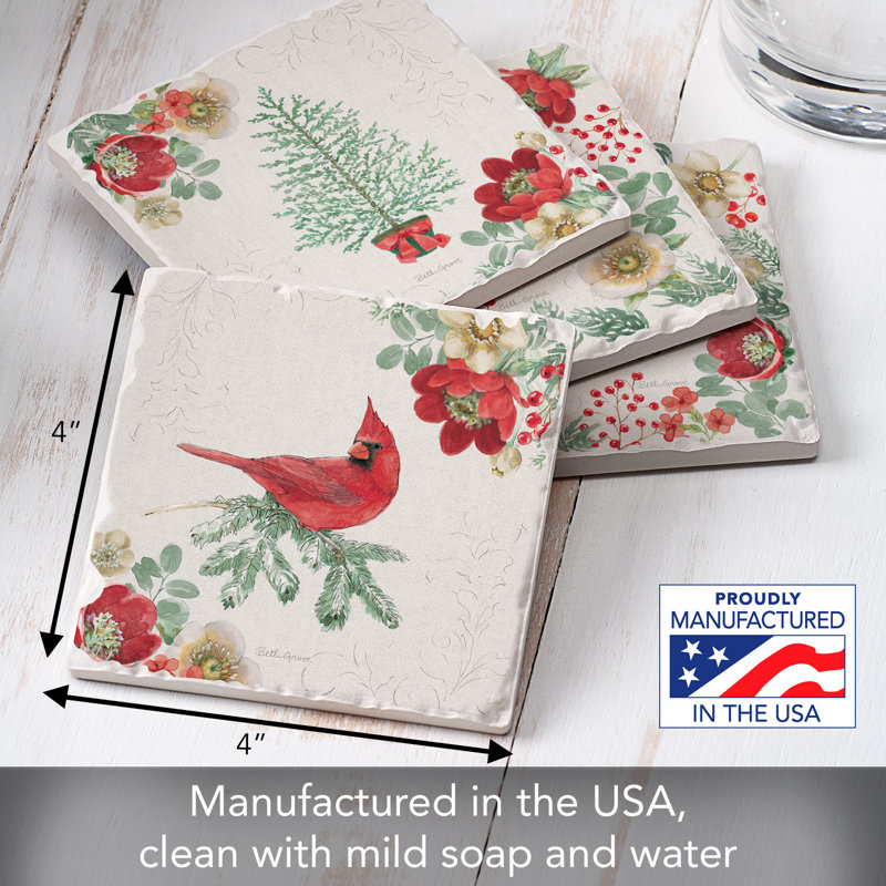 Paquet de 4 sous-verres Holiday