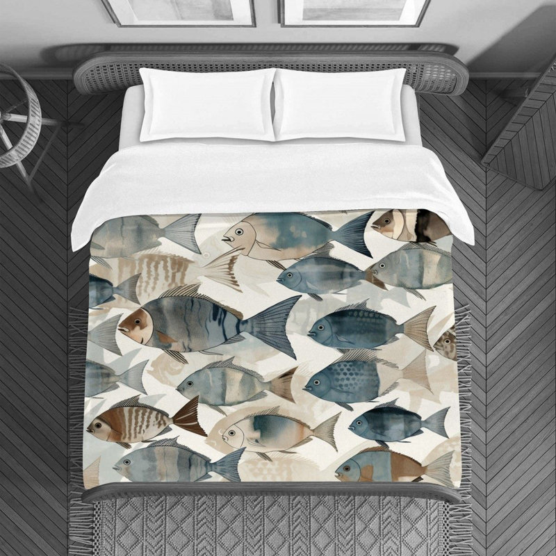 Housse de couette poisson, Housse de couette simple