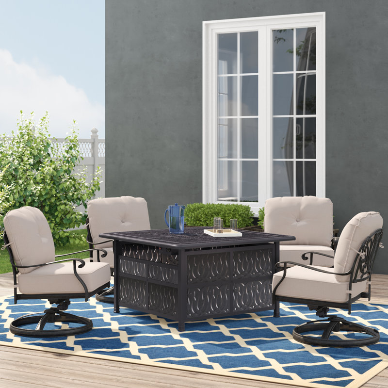 Foyer 5 pièces avec coussins Sunbrella Kaneidra