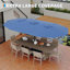 Parasol d'extérieur double face avec base, parasol rectangulaire avec manivelle pour terrasse et patio-1384888871