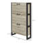 Armoire à chaussures industrielle avec 3 tiroirs rabattables