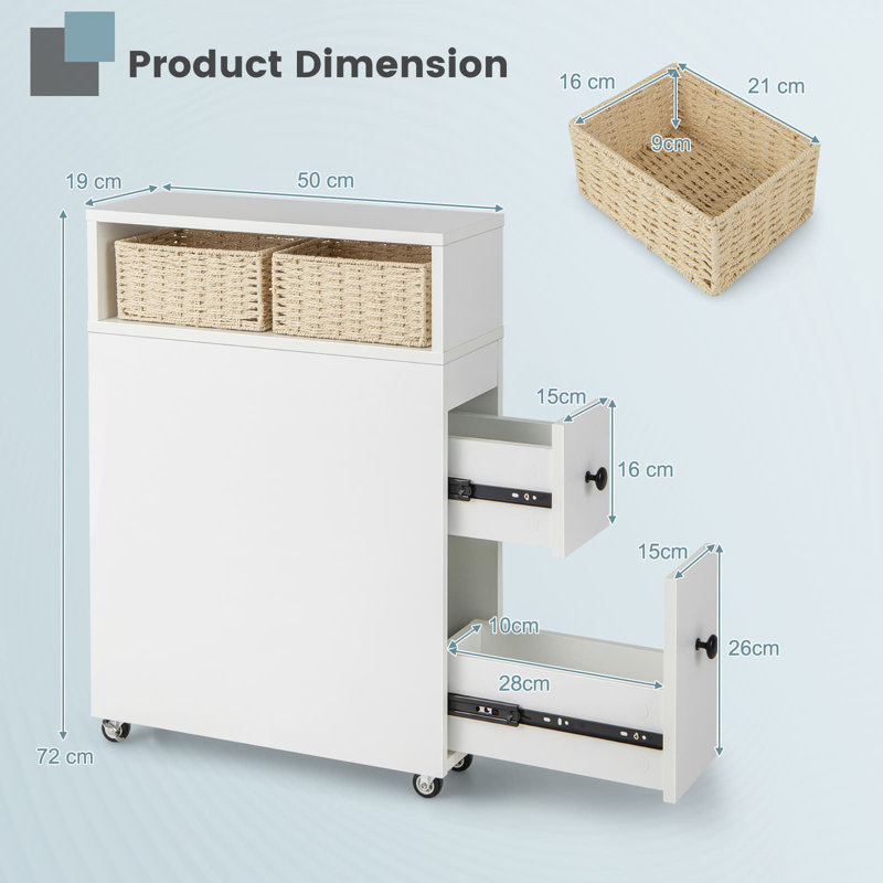 Freestanding Linen Cabinet