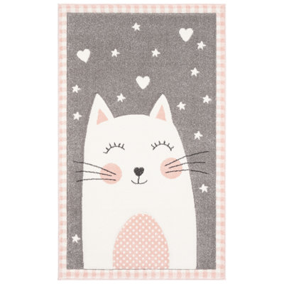  Tapis rose / gris Glantz Kids