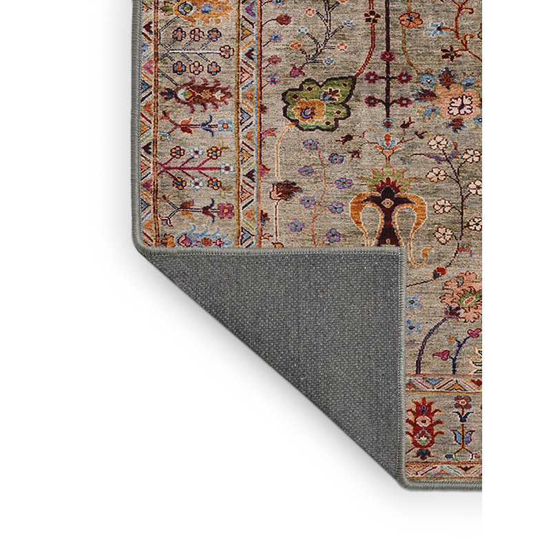 Tapis oriental gris Galnares, Rectangle 5 pi x 7 pi