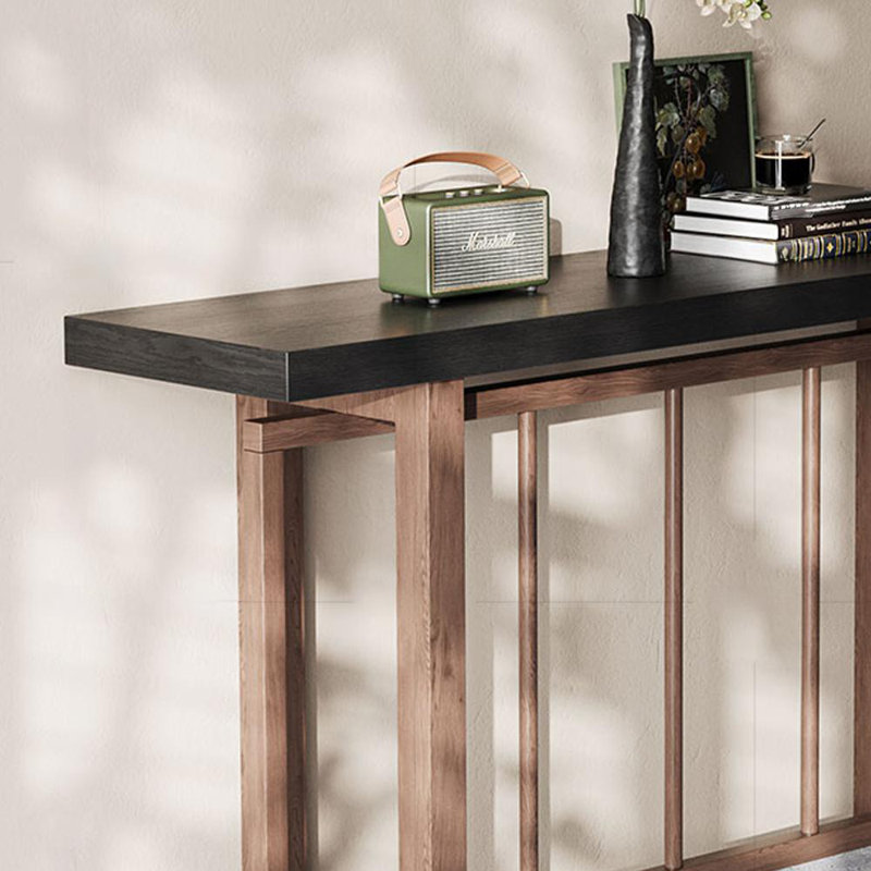 Table d'entrée Mid-Century, H 29,5 po x l 63 po x P 13,8 po