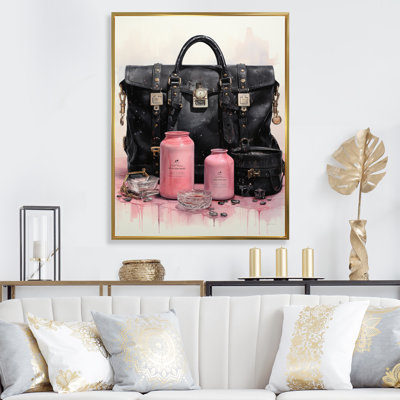 Sacs de créateurs roses Plancroft Glamour II - imprimé