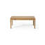 Table basse d'extérieur au design rustique