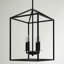 Luminaire suspendu carré à 4 lumières Plitt