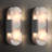 Zaheda Dimmable LED solid brass Wall Mounted Sconce with Alabaster Shade-716717240-718990507