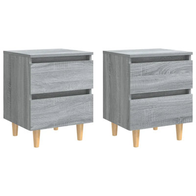 Potsdam 40cm W Particle Board / Chipboard Bedside Table