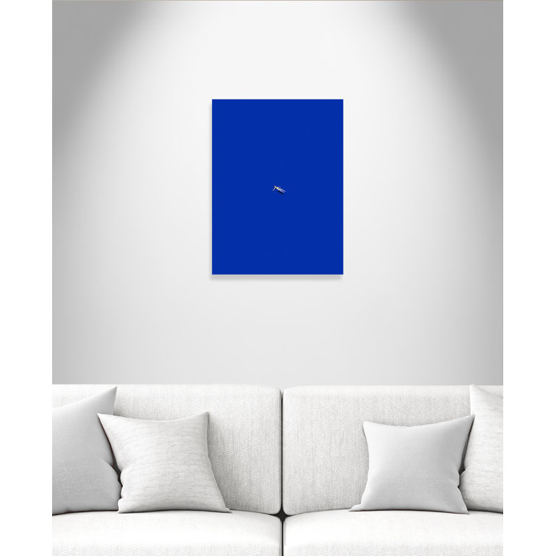 «No stress print» par Leon, Sans cadre, L 18 po x H 24 po, Toile tendue