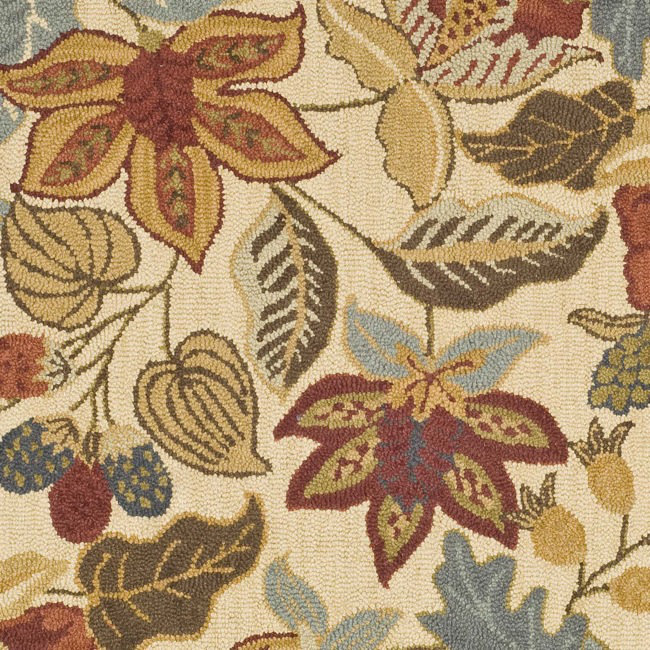 Arber Hand Tufted Wool Floral Rug