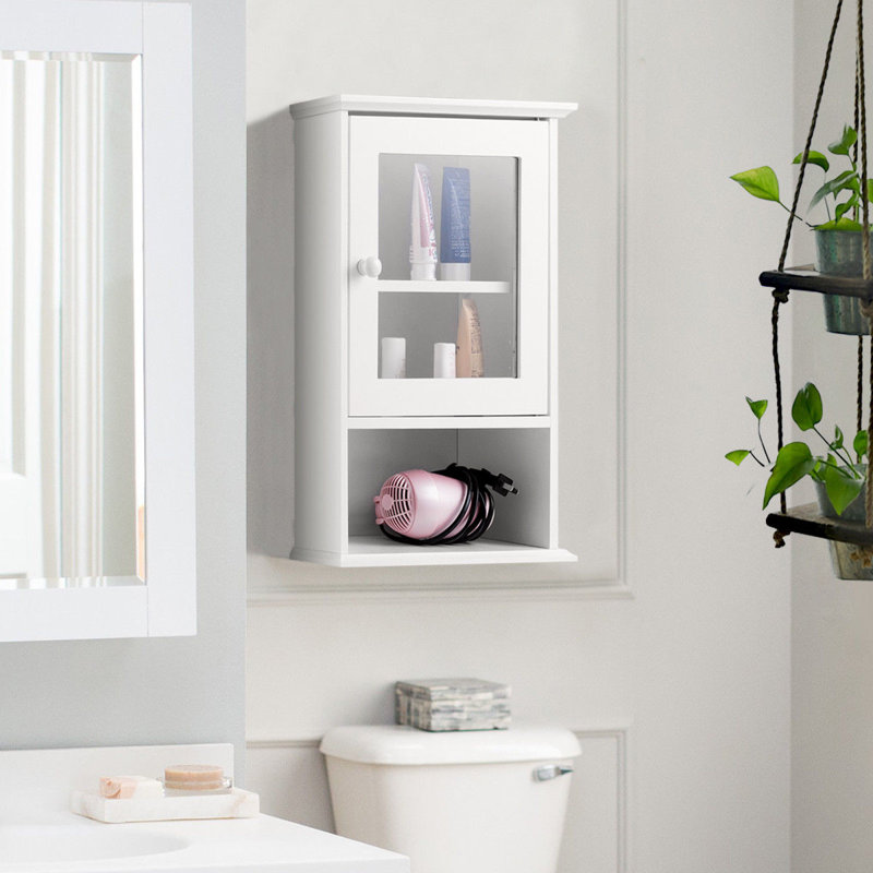 Amarrie Bathroom Cabinet, White