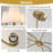 36”w Classic Chandelier With White Linen Shades-360983146