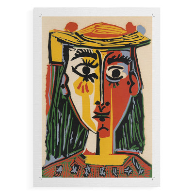 Reproduction abstraite d'époque rétro, impression sur toile seulement - non encadrée
