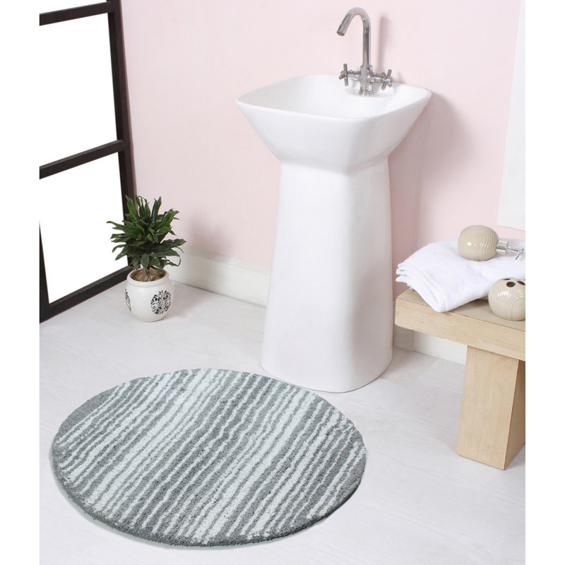 Randalynn Griffie Bath Rug, Gray