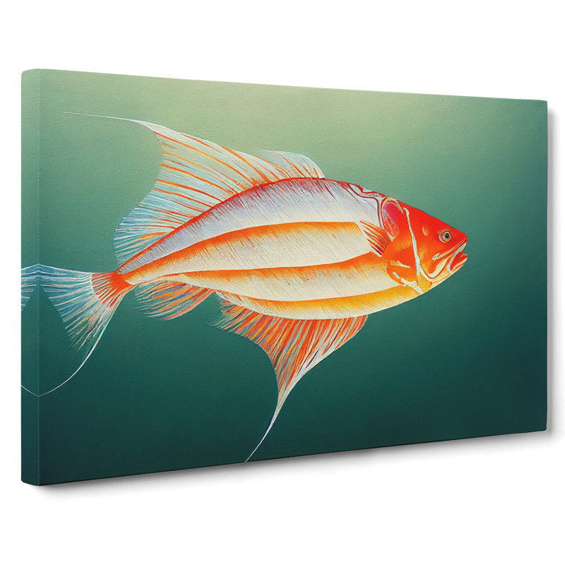 Intense Fish - Wrapped Canvas, 35cm H x 50cm W x 3cm D